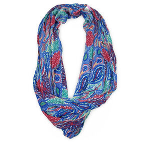 Lilly Pulitzer Infinity Loop Scarf Women’s Multicolor Let Minnow Wrap Preppy